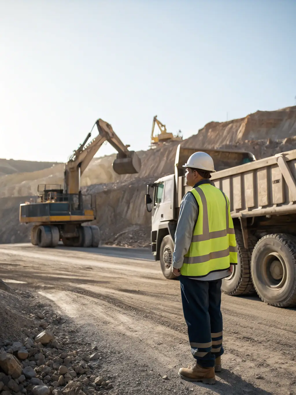 A project manager overseeing the installation of fiber optic cables, emphasizing the company's commitment to quality and precision.
